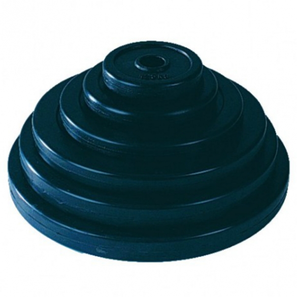 Bremshey halterschijf rubber 5 kg Ø 30 mm (08BRSCL145) 08BRSCL145